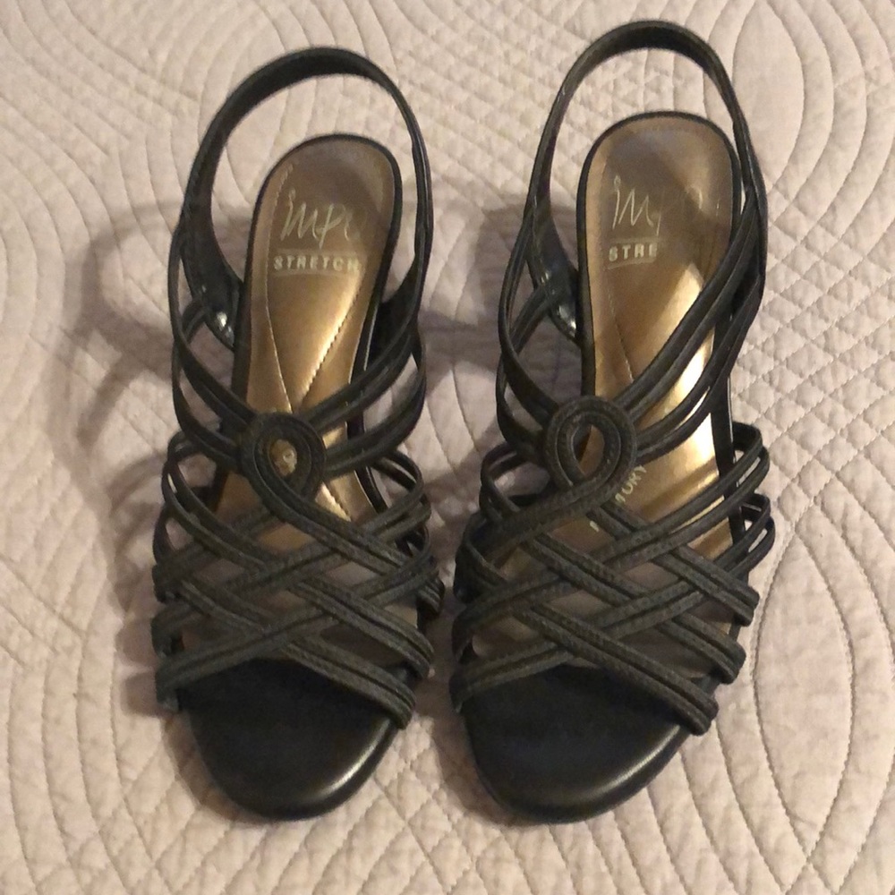 Impo Stretch Black Sandals